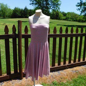 Maurices Striped Summer Strapless Dress Size XL